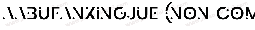 AaBufanxingjue (Non Commercial字体转换